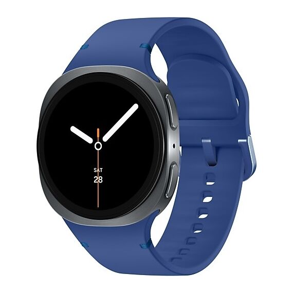 Galaxy Watch8 | 44 мм | Graphite | Sport/Blue | S/M, Размер ремешка : S/M, Тип ремешка : Sport, Размер корпуса : 44 мм, Подключение часов : Bluetooth / Wi-Fi, Цвет ремешка: Blue, Цвет: Graphite